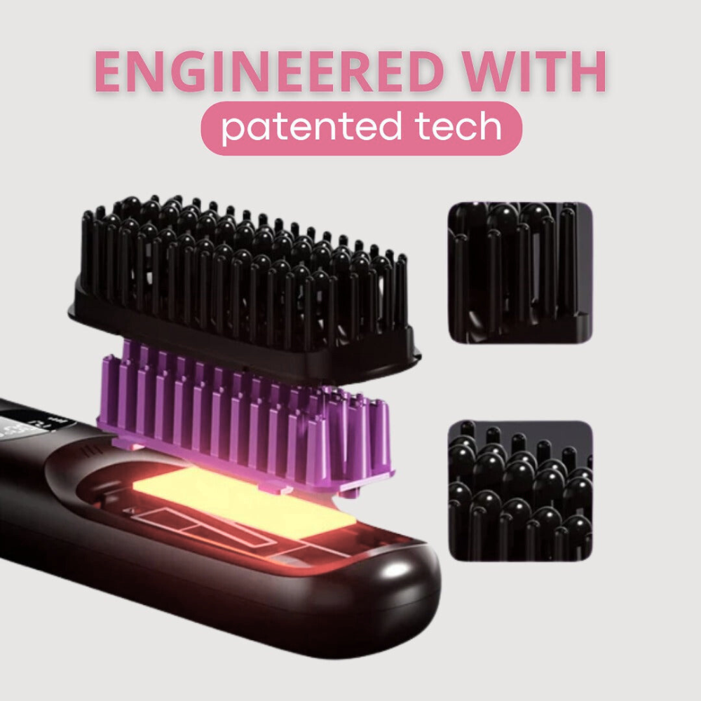 Sleekwave™ | Wireless Straightener Brush