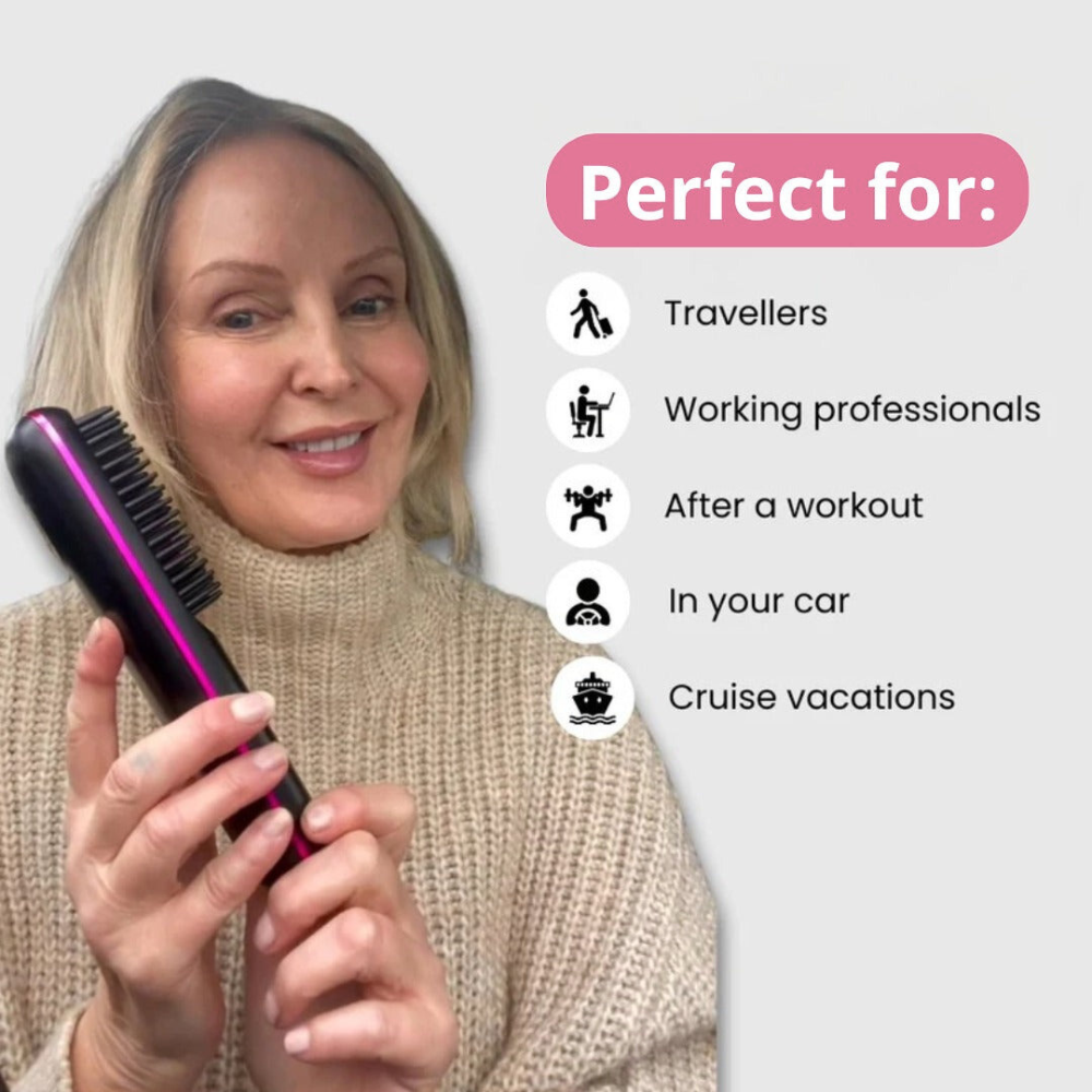 Sleekwave™ | Wireless Straightener Brush