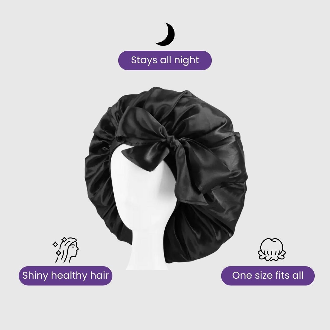 SilkEase™ Satin Hair Wrap for Sleeping